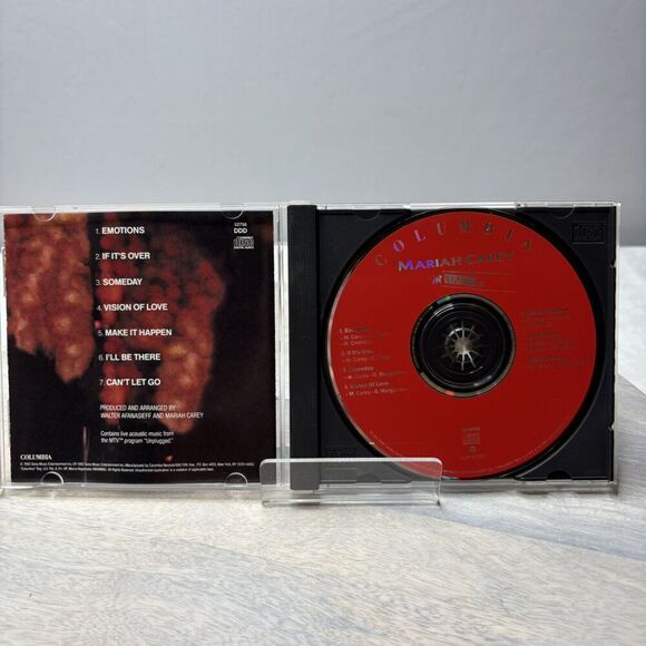 MTV Unpluggedby Mariah Carey (CD, 1992) - Picture 3 of 4